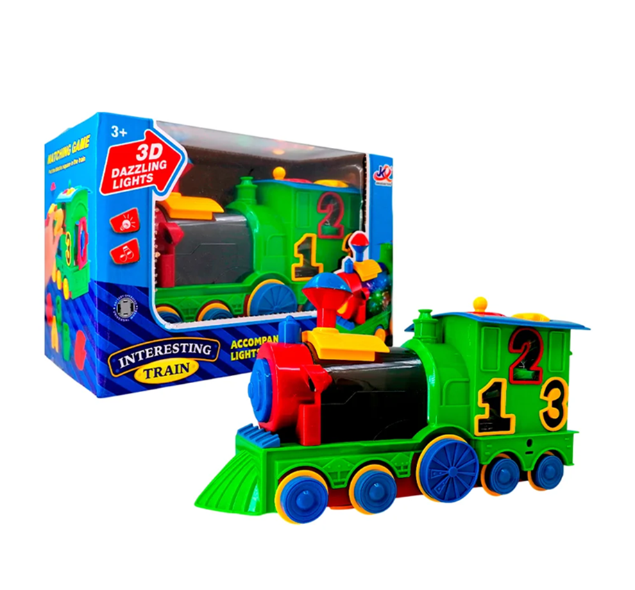 Tren Infantil Luces + Movimiento + Sonido