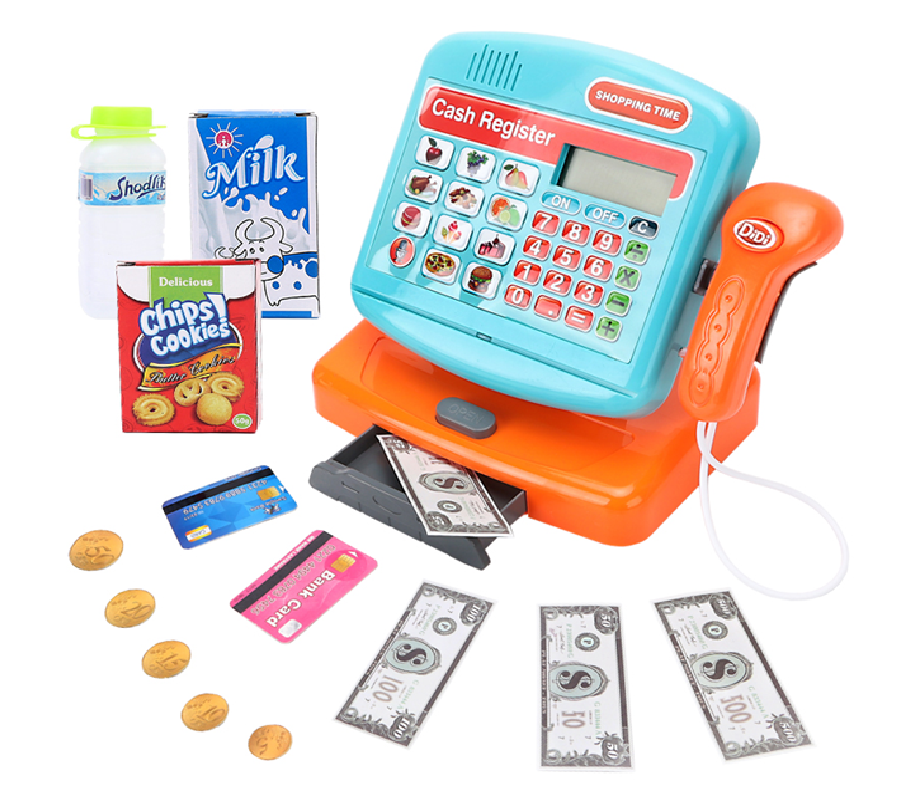 Caja Registradora Infantil Luces + Sonidos + Calculadora