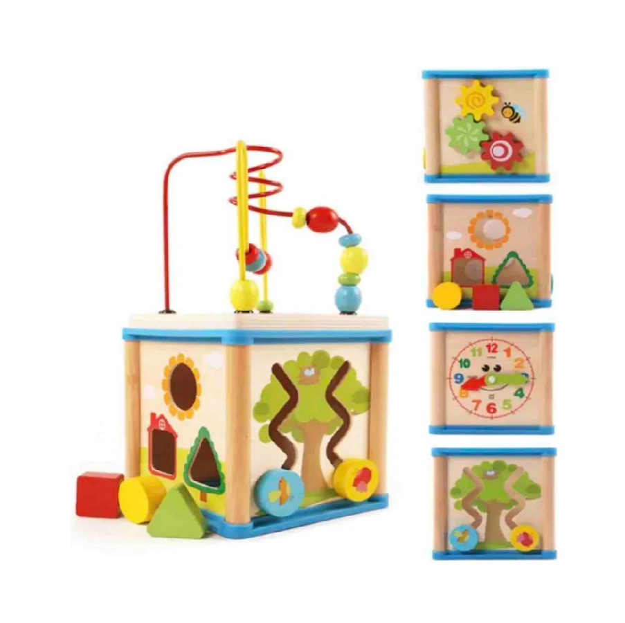 Cubo Infantil Formas Geométricas + Encastrar + Actividades