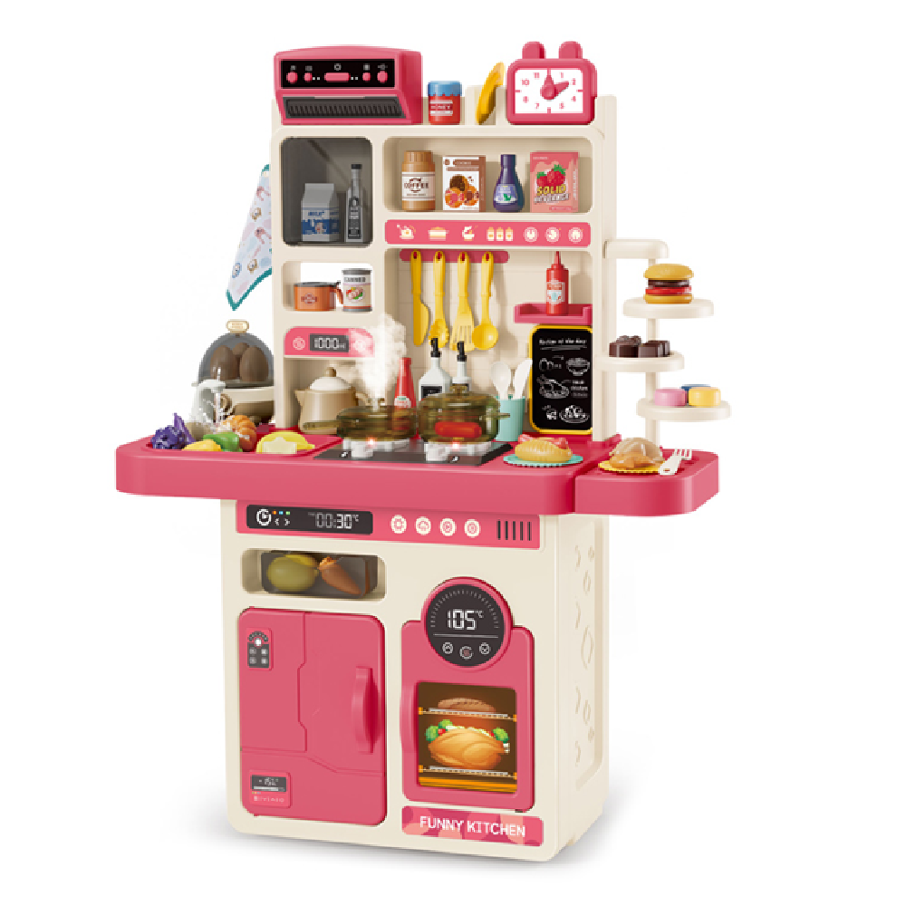 Cocina Infantil 89 Pcs Luces + Sonidos+ Vapor +agua