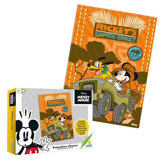 Rompecabezas 100 Pzas Mickey Club House Ronda