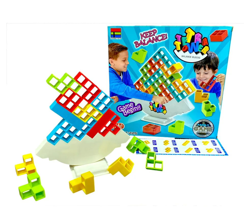 Juego De Mesa Tetratower Balance 32 Pcs
