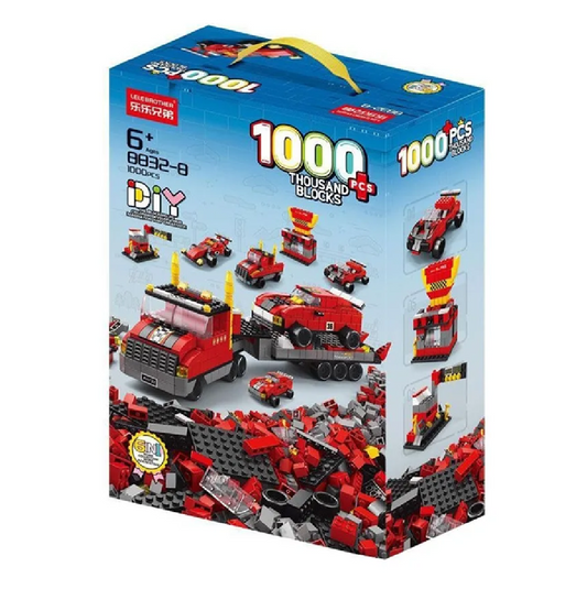 Arma Todo 1000 Pcs Bloques De Armar Bomberos