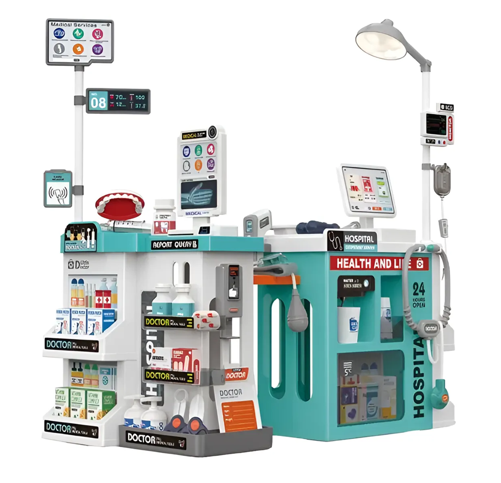 Kit Médico Hospital Infantil Set De Doctor 77 Pcs De Doctor