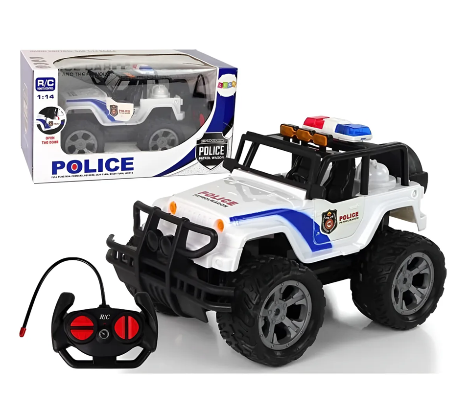 Carro A Control Remoto Tipo Policía 4 Canales