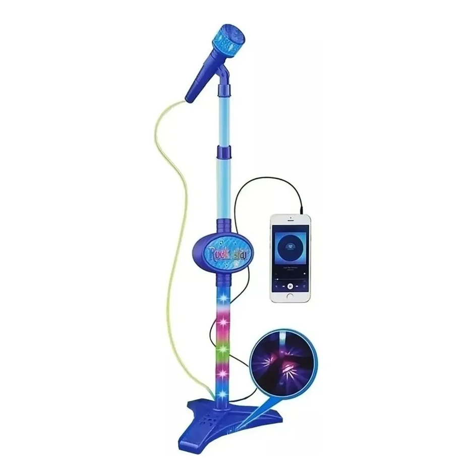 Microfono Infantil Karaoke Niños Base + Micro + Conexión Mp3 Agregar a favoritos Ahorras hasta  $ 1.9