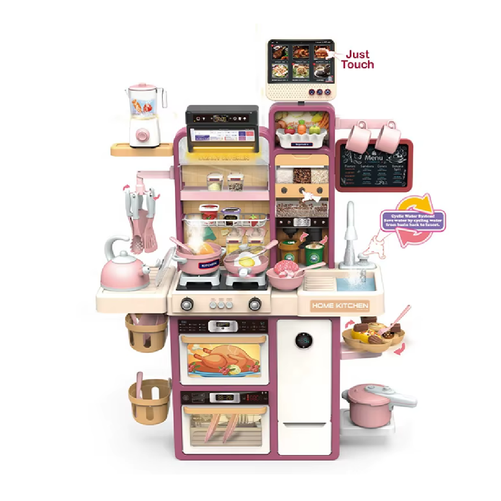 Cocina Infantil 94 Cm Luces + Sonidos + Agua + Accesorios