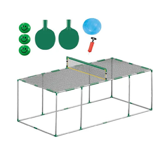 Set De Ping Pong Infantil Mesa + 2 Raquetas + Bola De Pp