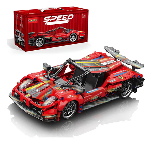 Arma Todo Bloques Para Armar Carro De Pista 426 Pcs