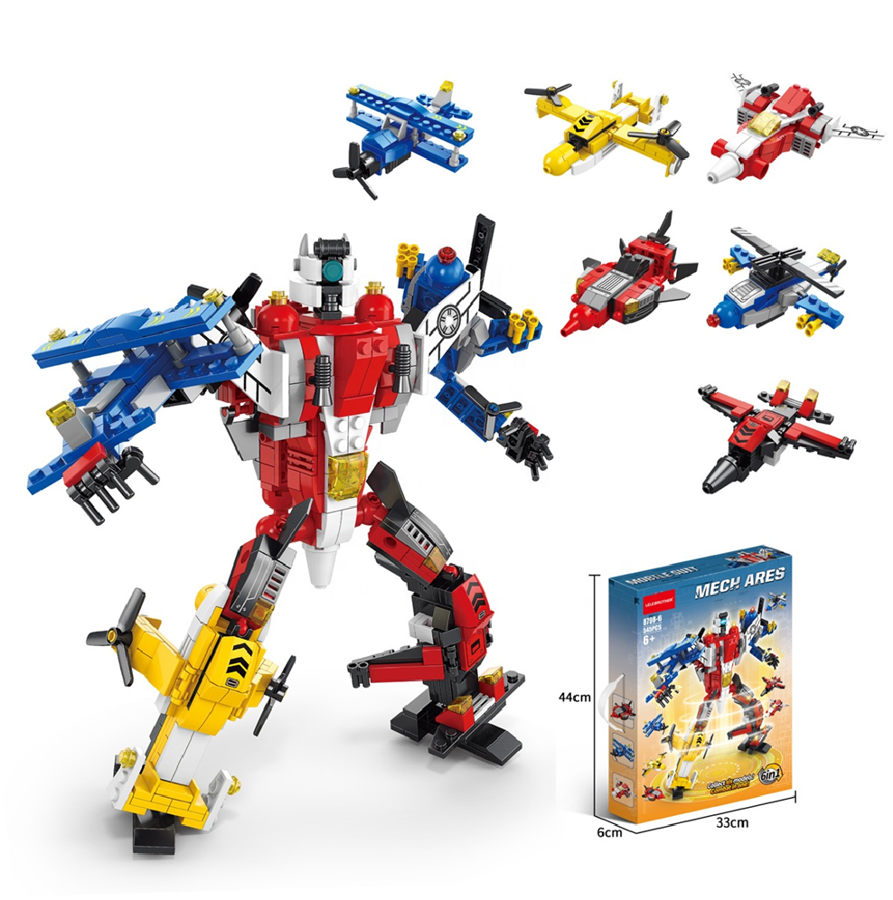 Arma Todo Bloques Para Armar 545 Pcs Robot Transformer