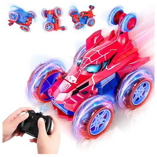 Carro Loco A Control Remoto Hombre araña Giros 360°