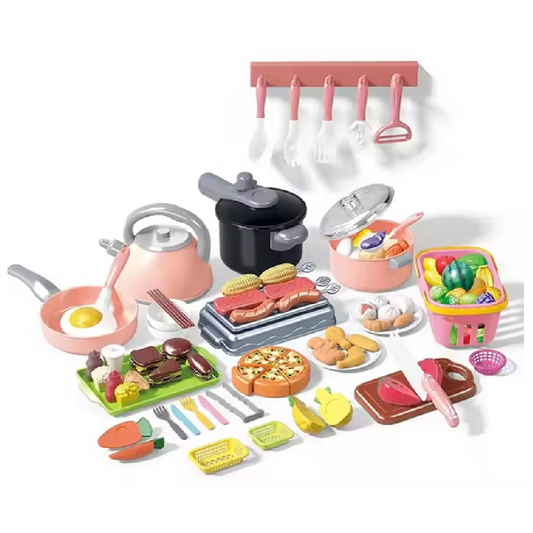 Set De 108 Pcs Accesorios De Cocina + Alimentos + Utensilios