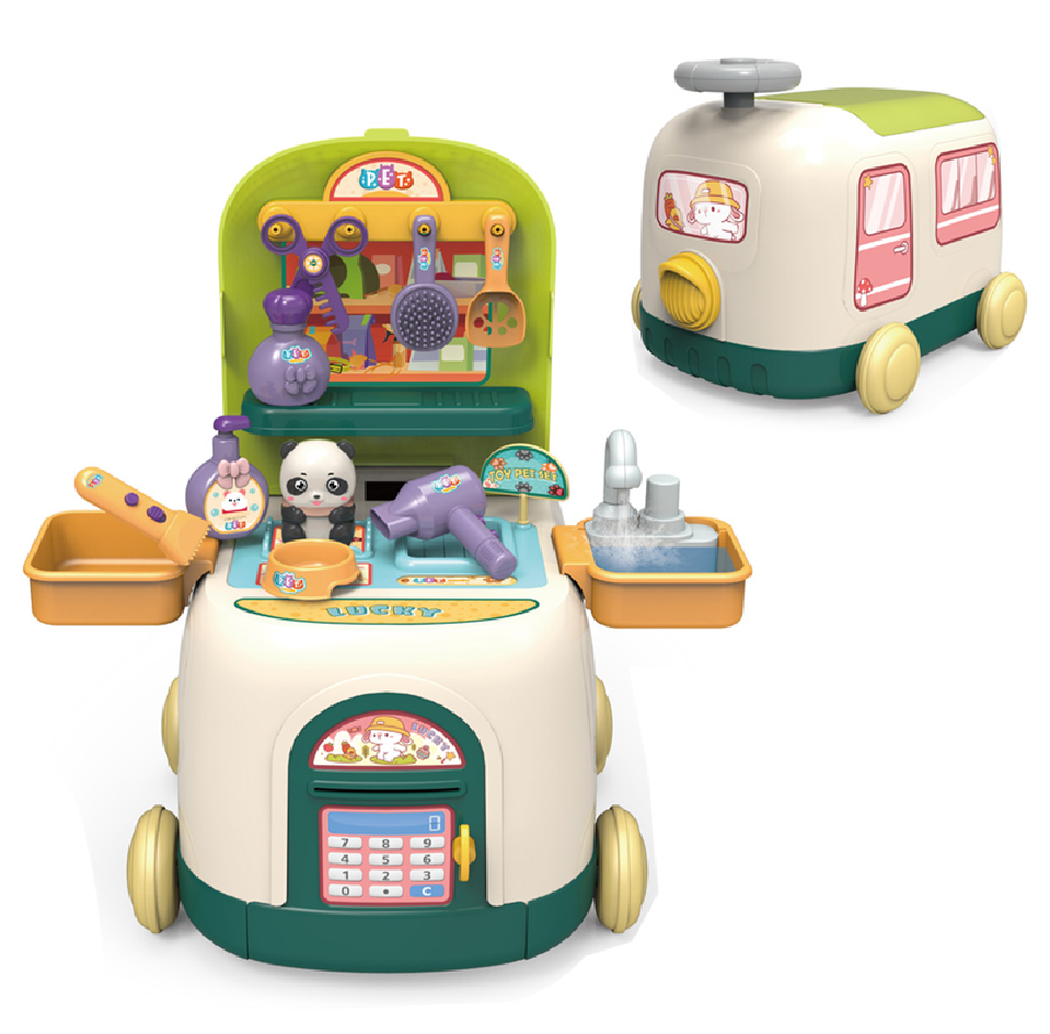 Maleta Infantil De Veterinario Con Rueditas Pet Set