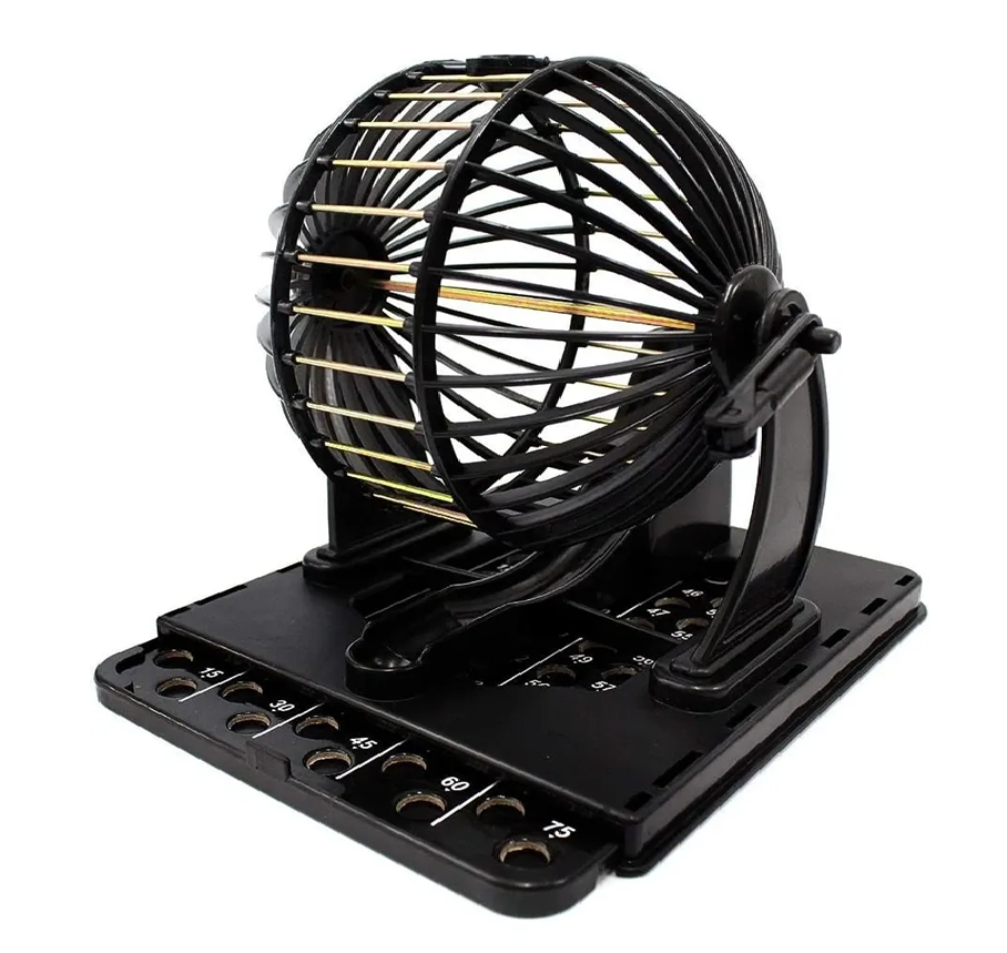 Juego De Mesa Gran Bingo Metálico 75 Balotas