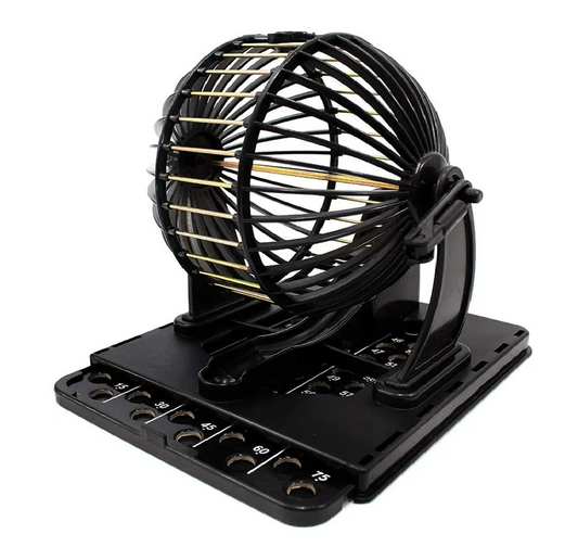 Juego De Mesa Gran Bingo Metálico 75 Balotas