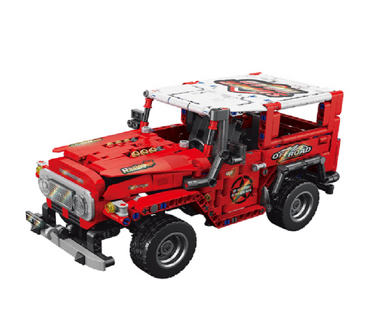 Arma Todo Bloques Para Armar Campero Rojo 910 Pcs