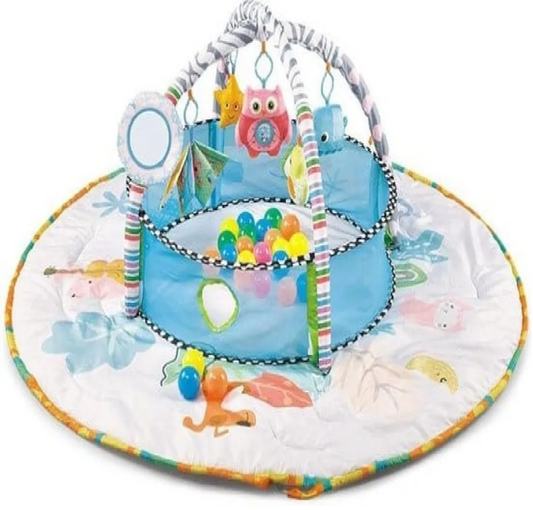 Gimnasio Infantil 5 En 1 Piscina De Pelotas + Corral 143 Cm