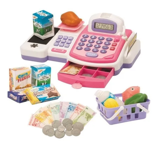 Máquina Registradora Infantil De Supermercado Calculadora
