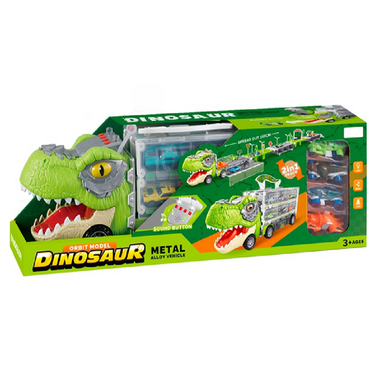 Camión Garaje Con Forma De Dinosaurio