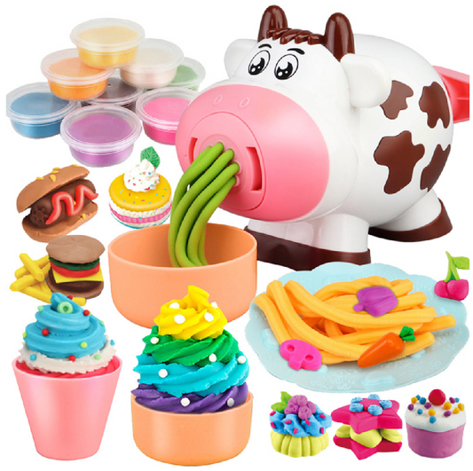 Juego De Plastilinas Moldeables 8 Colores + Accesorios