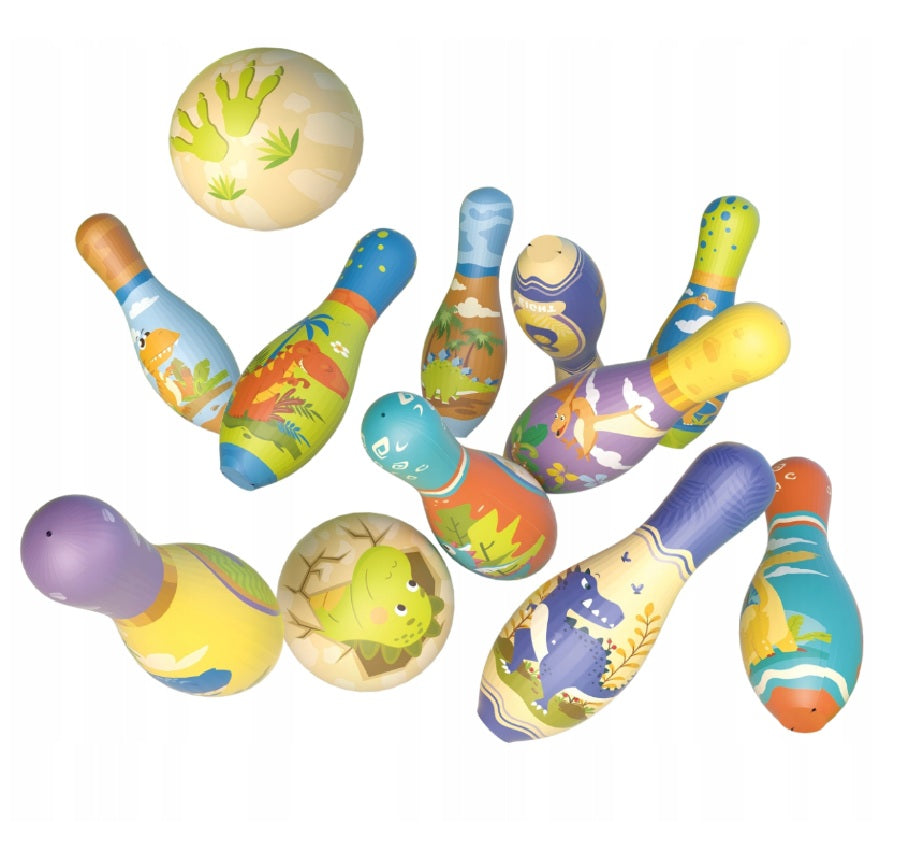 Set Juego De Bolos Interactivo Con Espuma 10 Pinos
