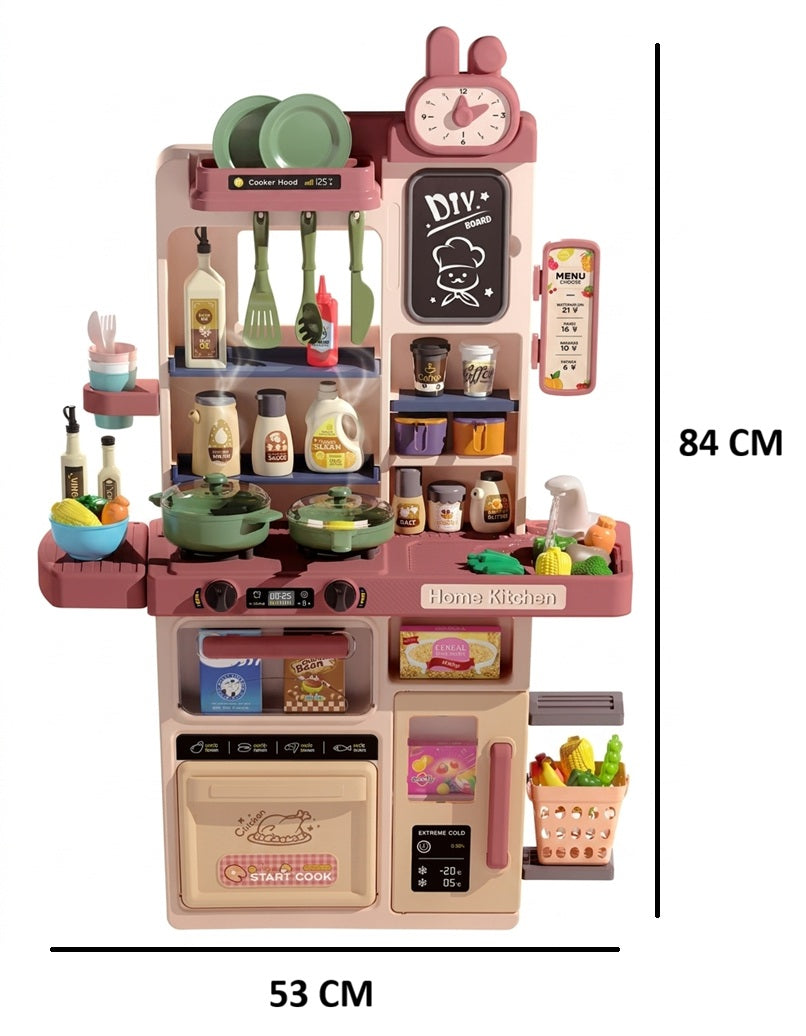 Cocina Infantil 84 Cm 63 Pcs Puzzle Kitchen