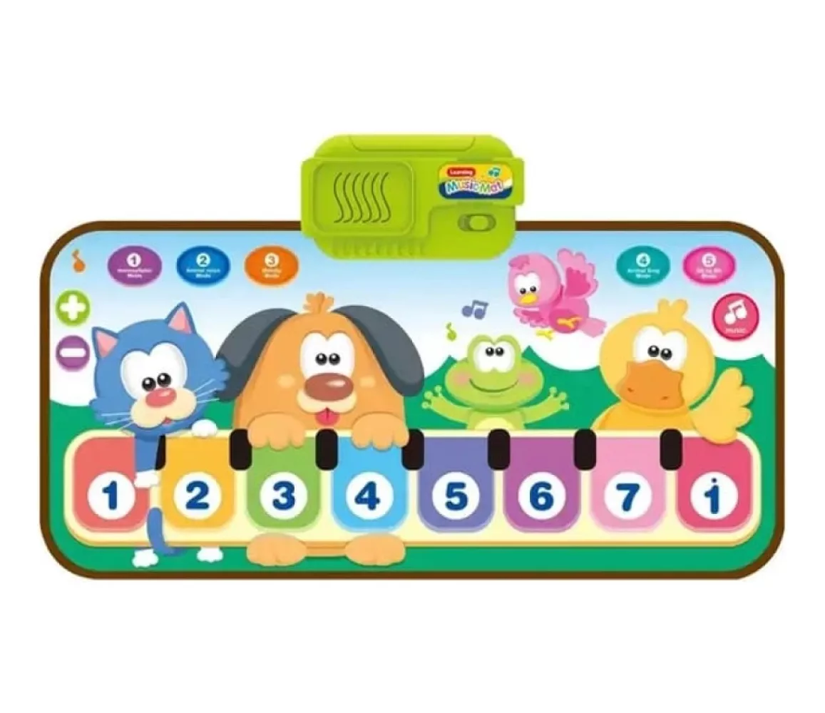 Tapete Interactivo Para Bebé Tipo Piano 17 Sonidos Dinos