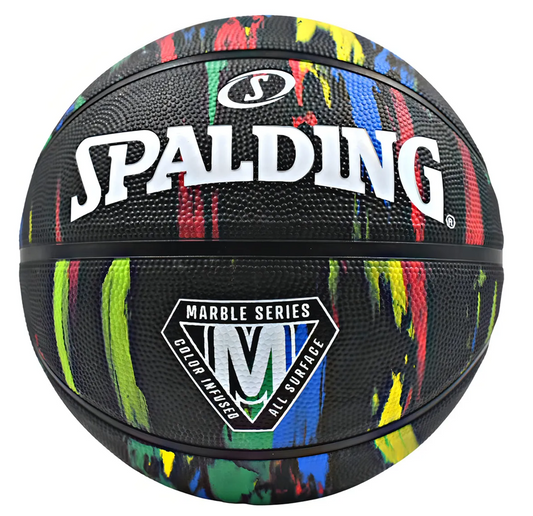 Balón Baloncesto Spalding Marble Series #7 Negro