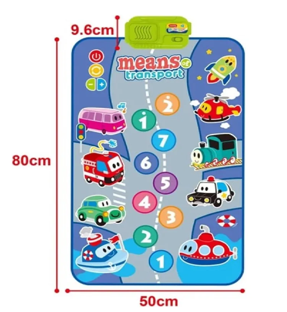 Tapete Interactivo Para Bebé Tipo Piano 17 Sonidos