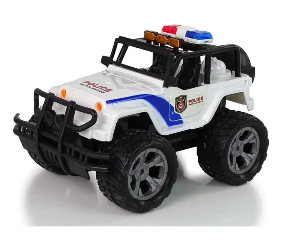 Carro A Control Remoto Tipo Policía 4 Canales