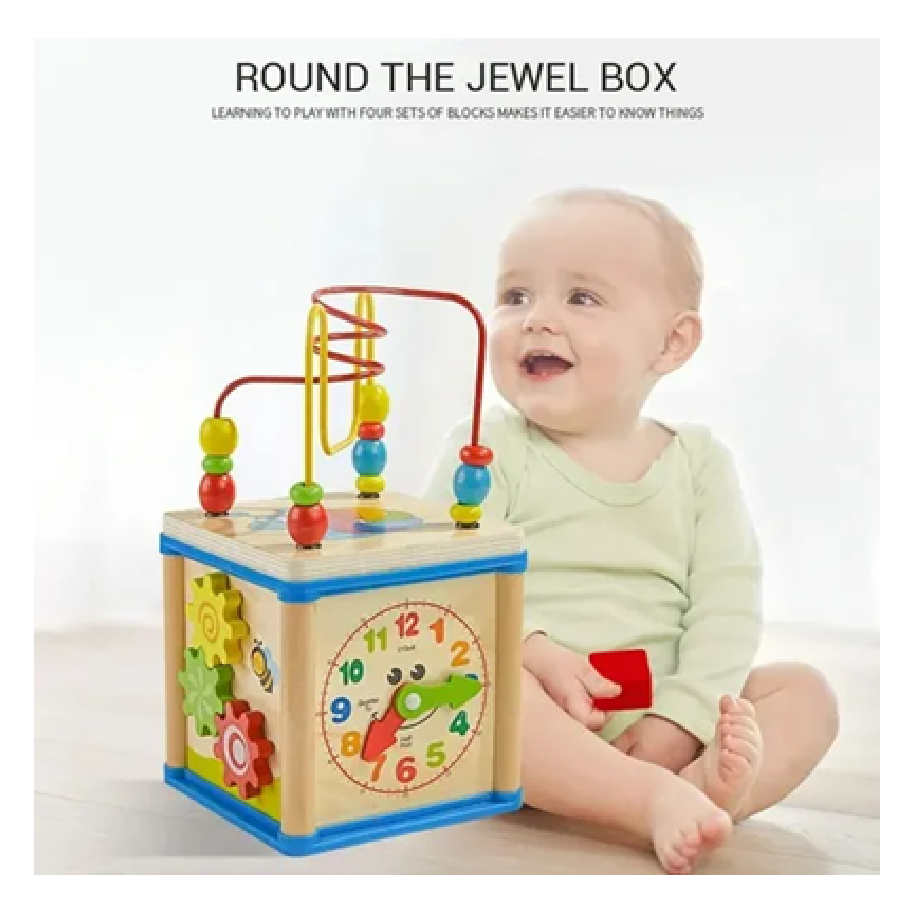 Cubo Infantil Formas Geométricas + Encastrar + Actividades