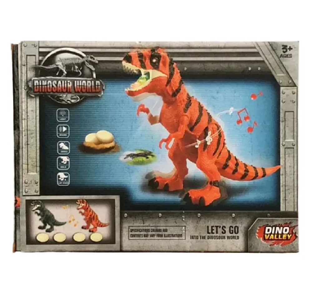 Dinosaurio Proyector Luces + Sonido Y Movimiento