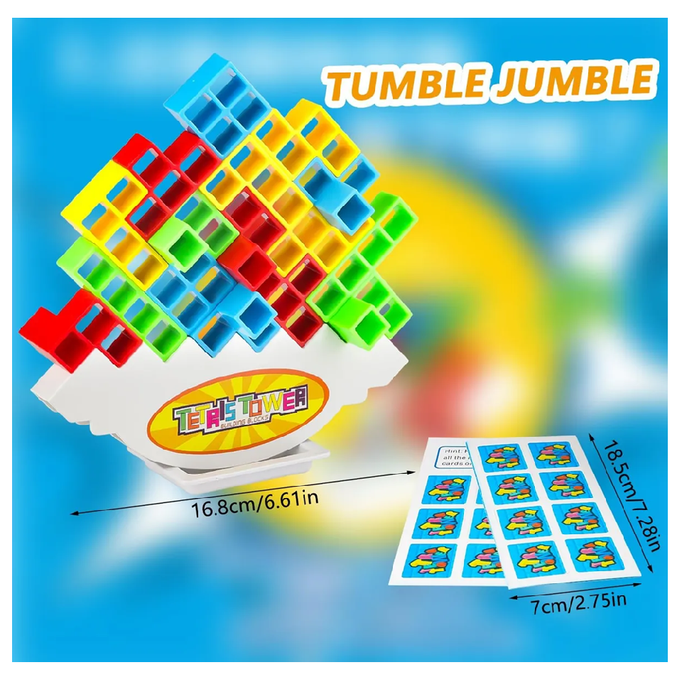 Juego De Mesa Tetratower Balance 32 Pcs