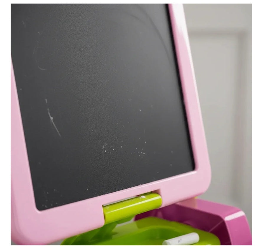Atril Tablero Infantil Borrable Con Silla + 20 Accesorios