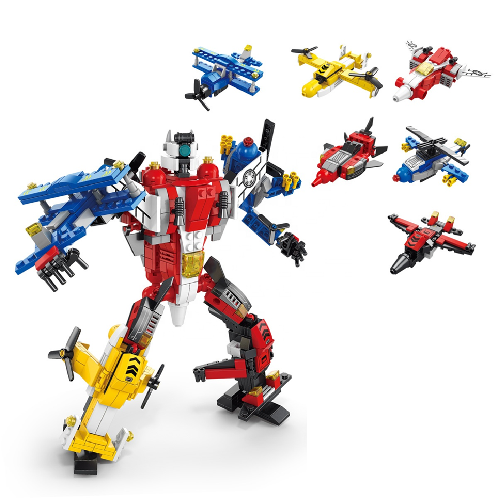 Arma Todo Bloques Para Armar 545 Pcs Robot Transformer