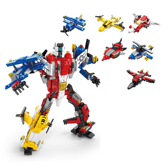 Arma Todo Bloques Para Armar 545 Pcs Robot Transformer