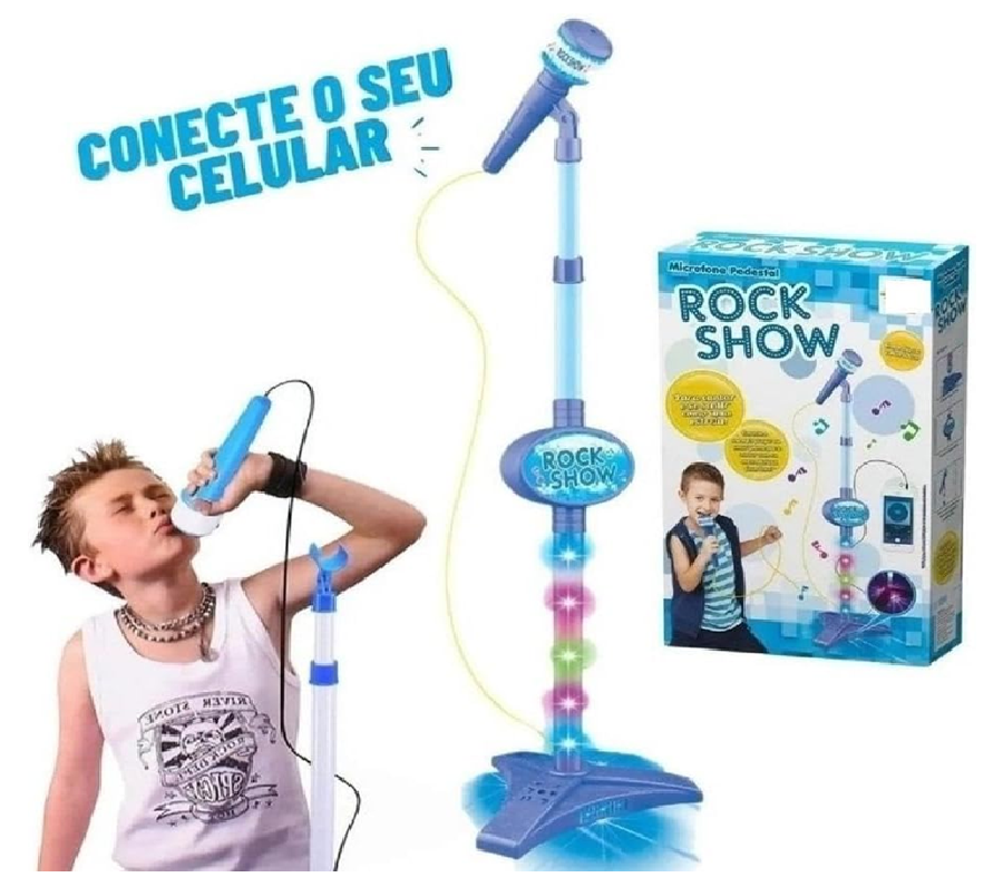 Microfono Infantil Karaoke Niños Base + Micro + Conexión Mp3 Agregar a favoritos Ahorras hasta  $ 1.9