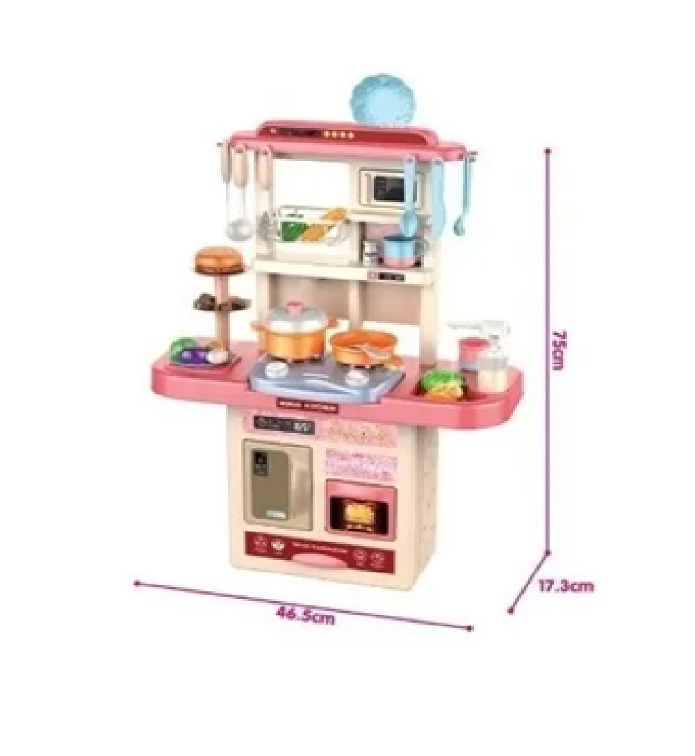 Cocina De Juguete Cocinita Infantil Luz Sonido Y Agua
