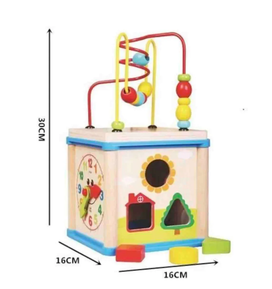Cubo Infantil Formas Geométricas + Encastrar + Actividades