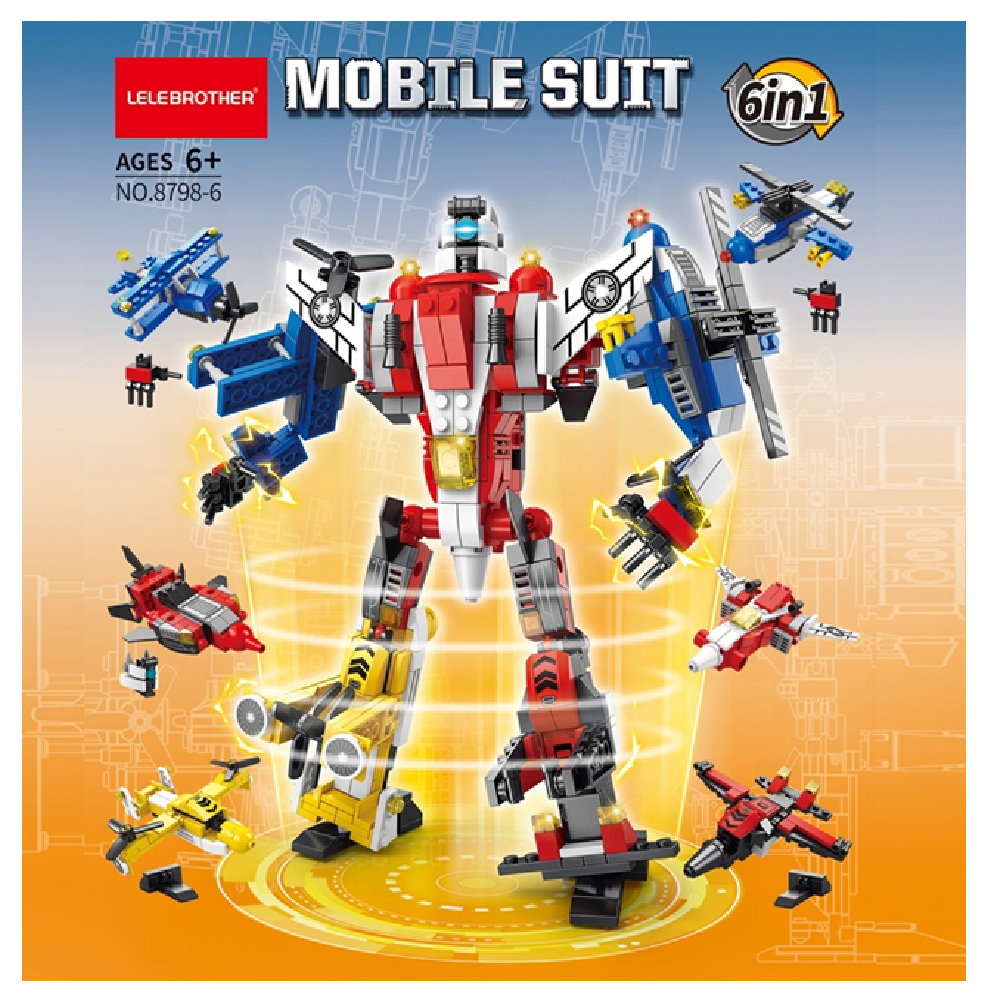 Arma Todo Bloques Para Armar 545 Pcs Robot Transformer