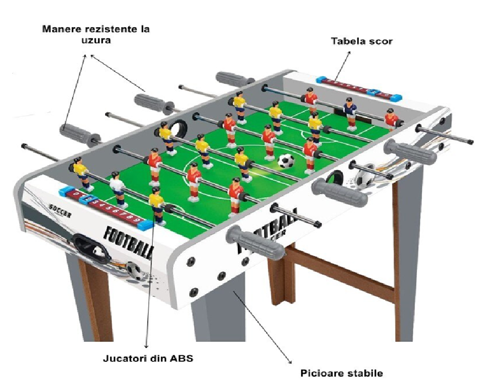 Futbolin Mesa De Futbol 69 Cm Con Base