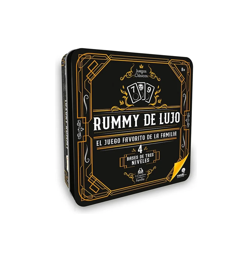 Rummy Q Estuche De Lujo Juego De Mesa Ronda Original