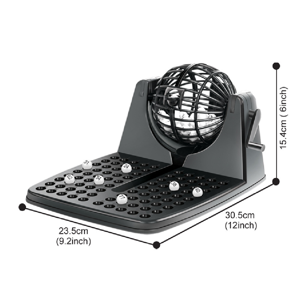 Juego Bingo Balotera 90 Números 24 Cartones