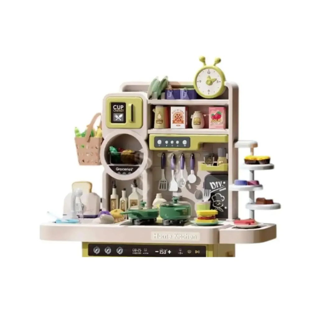 Cocina Infantil 95 Cm Alta 93 Pc Luces + Sonidos+ Agua