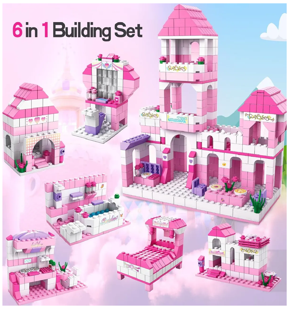 Arma Todo Infantil Casa Rosada 1000 Pcs