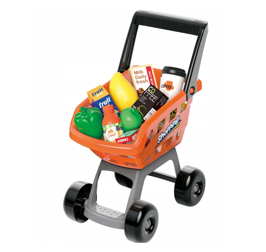 Supermercado Infantil 60 Pcs Con Carrito De Mercado