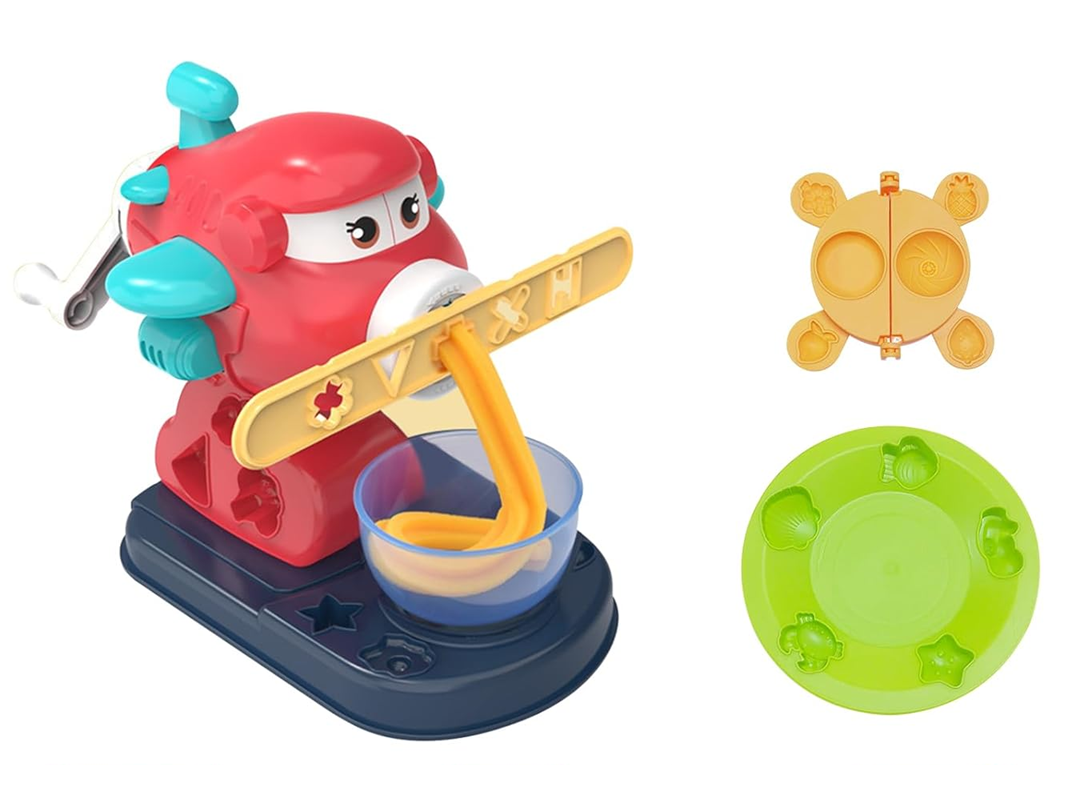 Juego De Mesa Con Plastilina Avioneta Moldes + Accesorios