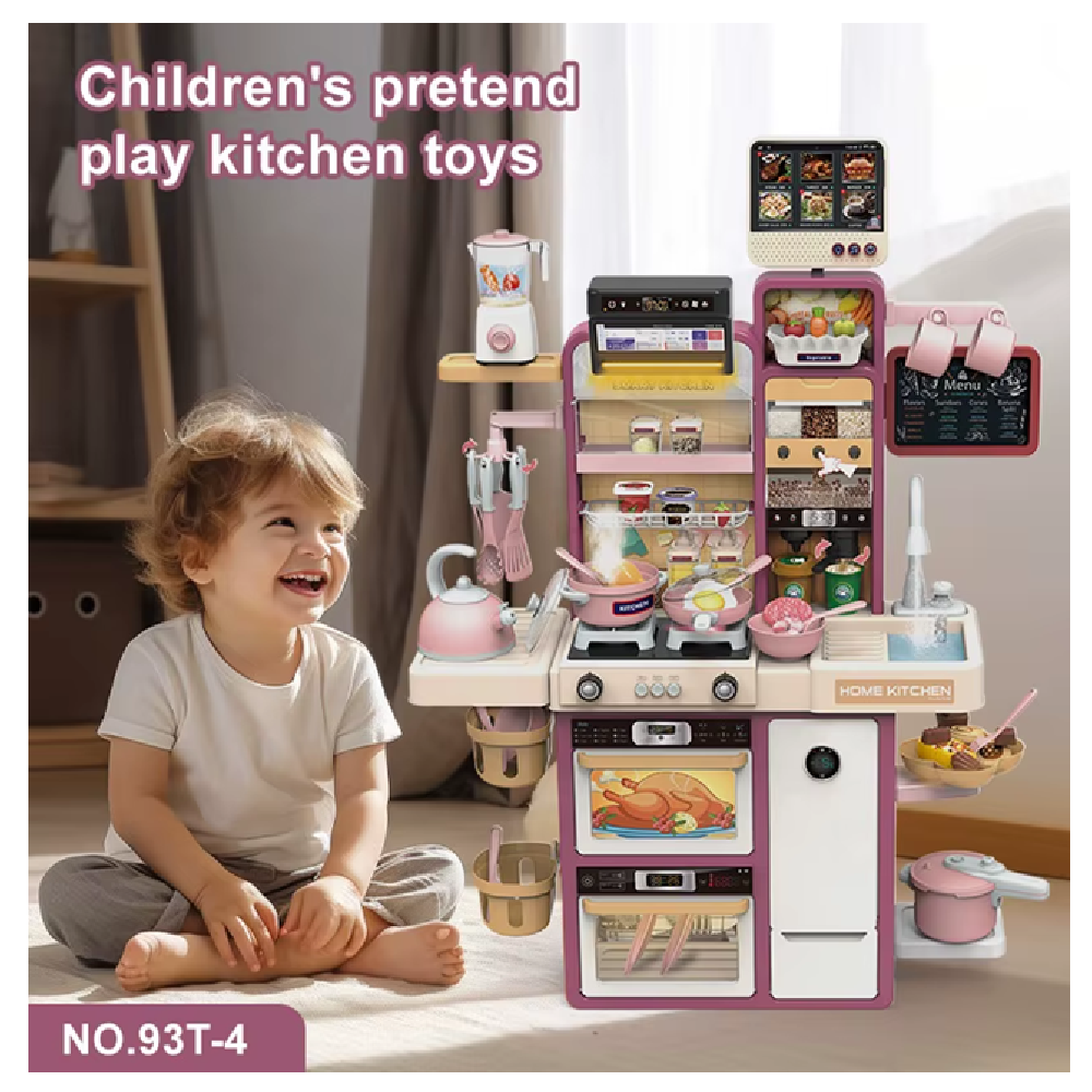 Cocina Infantil 94 Cm Luces + Sonidos + Agua + Accesorios