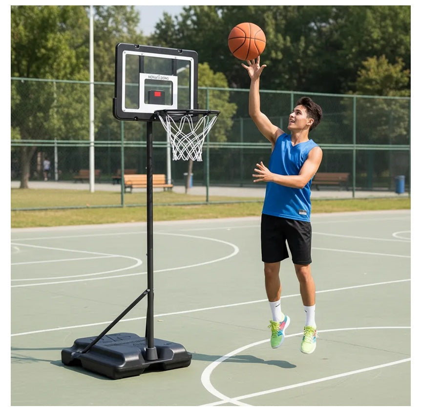 Cancha De Baloncesto 240 Cm Alto +balon +malla + Contador