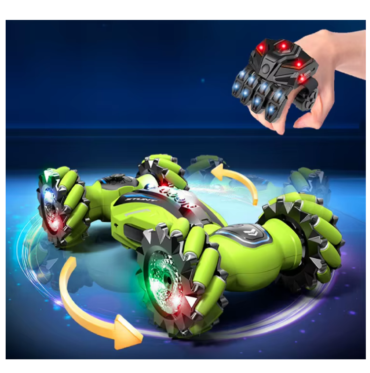 Carro A Control Remoto Stunt Con Manilla De Sensor 360